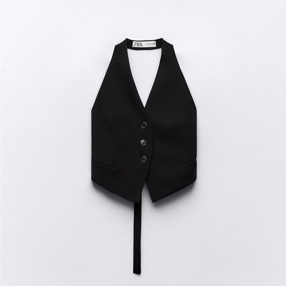 ZARA open back halter vest NWT, Size XS